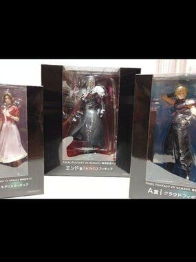 FF 7 Remake Square Enix Anniversary Kuji Award Complete Figure Set
